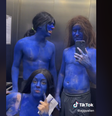 Amigos fantasiados de Avatar   Foto: TikTok