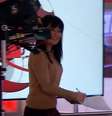 Victoria Valentine foi vítima de uma câmera 'temperamental' que só parou onde quis  Foto: Reprodução