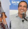 Anitta passou 'cantada' em prefeito de Salvador  Foto: Reprodução/Instagram