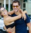 Bruna Gomes com Bernardo Sousa: a paixão nascida no 'Big Brother' português virou namoro sério  Foto: Victor Chapetta/AgNews