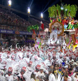 A quarta alegoria representava o estilo de vida de Zeca Pagodinho  Foto: Reprodução/ TV Globo