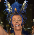 Adriane Galisteu retomou o posto de Madrinha de Bateria da Portela para o desfile de comemoração dos 100 anos da escola de samba.  Foto: AGNews / Purepeople
