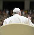 Papa Francisco durante audiência no Vaticano  Foto: ANSA / Ansa - Brasil