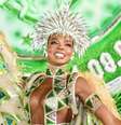 Mocidade Alegre é a campeã no Carnaval de SP e Thelma Assis celebrou vitória da escola de samba.  Foto: AGNews / Purepeople