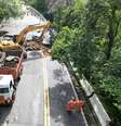 As obras na Rodovia Mogi-Bertioga (SP 098) foram iniciadas nesta terça-feira, 21, pelo Departamento de Estradas de Rodagem de São Paulo (DER-SP).  Foto: Divulgação/Departamento de Estradas de Rodagem de São Paulo (DER-SP) / Estadão