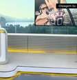 Apresentador "entrega" repórter ao vivo que foi desfilar  Foto: Reprodução: TV Globo