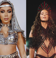 Anitta, Paolla Oliveira e Mulher Abacaxi foram nomes comentados durante a folia  Foto: Reprodução / Instagram