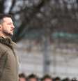 Zelenski homenageou soldados em uma cerimônia em Kiev  Foto: DW / Deutsche Welle