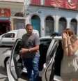 Filha e genro foram presos após sequestrar e internar idosa  Foto: Reprodução/Tv Globo