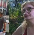 Idosa internada à força foi sequestrada enquanto saía de uma agência bancária na Zona Sul do Rio de Janeiro  Foto: Reprodução/TV Globo