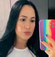 Jovem foi morta a facadas na casa em que morava com filho  Foto: Reprodução/TV Anhanguera
