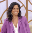 Humorista Lívia La Gatto se sentiu intimidada após a ameaça do coach Thiago Schutz  Foto: Reprodução: TV Globo 