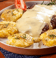 Receitas de contrafilé ao molho branco  Foto: Guia da Cozinha