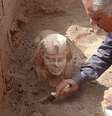 Artefatos foram encontrados perto do templo da deusa Hathor  Foto: EPA / BBC News Brasil