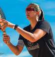 Bia em partida de Beach Tennis. Crédito da imagem: Arquivo pessoal  Foto: Sport Life