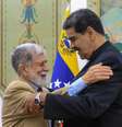 Celso Amorim com Nicolás Maduro   Foto: Instagram @nicolasmaduro