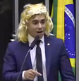 Nikolas Ferreira em pleno 8 de março, Dia Internacional da Mulher, tenta de maneira patética e assustadoramente suja roubar o protagonismo feminino dentro de uma casa legislativa  Foto: Reprodução