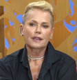 Xuxa durante participação no programa Saia Justa  Foto: Reprodução/GNT