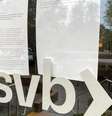 Agência fechada do SVB em Menlo Park, na Califórnia  Foto: Reuters / BBC News Brasil