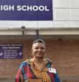 LaVon Bracy foi uma das primeiras alunas negras da escola de ensino médio de Gainesville e hoje faz palestras ali - mas teme os efeitos das novas leis da Flórida  Foto: BBC News Brasil