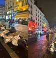 Cerca de 5.400 toneladas de lixo permanecem nas ruas parisienses  Foto: Reprodução/ Twitter / Perfil Brasil