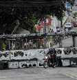 Ataques foram registrados em ao menos 17 cidades do RN  Foto: EPA / BBC News Brasil
