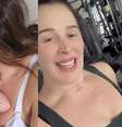 Um mês após nascimento de Luca, Claudia Raia retorna à academia: "Na luta"  Foto: Instagram/@claudiaraia / Manequim