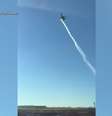 Um vídeo compartilhado nas redes sociais flagrou o rastro de querosene deixado por um avião da Delta Airlines   Foto: Reprodução: Redes Sociais