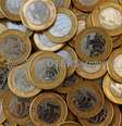 Moedas de reais
15/10/2010
REUTERS/Bruno Domingos  Foto: Reuters