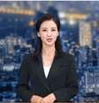 Ren Xiaorong, âncora de TV chinesa “movida” a inteligência artificial   Foto: Reprodução / Weibo
