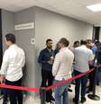 Fila para protocolar CPIs na Alesp.  Foto: Reprodução/@MonicaSeixas/Twitter / Estadão
