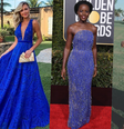 Vestido de festa longo azul: mais de 30 fotos de modelos elegantes, simples e românticos.  Foto: Reprodução, Instagram @pathydejesus/ @anapaulasiebert /Getty Images / Instagram @lelisblanc / Purepeople