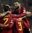 Espanha venceu a Noruega na estreia das Eliminatórias da Eurocopa (CRISTINA QUICLER / AFP)  Foto: Lance!