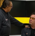 Walter Casagrande se emocionou, neste sábado, 25, durante transmissão de jogo do Brasil comandada por Galvão Bueno.  Foto: Reprodução/Canal GB