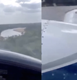 Vídeo: piloto faz pouso de emergência no meio de rio em Boa Vista (RR)  Foto: Reprodução
