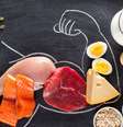 Alimentos ricos em proteínas são importantes para a saúde  Foto: Atalla | Shutterstock / Portal EdiCase