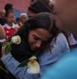 Vigília de alunos homenageia professora morta em ataque em SP: 'Chega de violência!'  Foto:   / Ettore Chiereguini