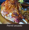 Pernil assado, com chutney de abacaxi, uma combinação perfeita  Foto: Bake and Cake Gourmet