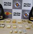 Homem é preso em rodovia do interior de SP com 18 barras de ouro.  Foto: Divulgação/Polícia Militar / Estadão