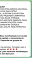 Corrente de Whatsapp que alega que manifestações marcadas para o mês de março seriam uma “armação” de infiltrados da esquerda.  Foto: Aos Fatos