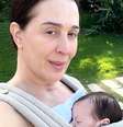 Claudia Raia passeia com o filho Luca, de um mês, e posta foto sem maquiagem  Foto: Reprodução/Instagram