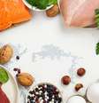 Frutas, carnes, ovos, leite, grãos e legumes são alguns dos alimentos indicados para a queda capilar -  Foto: Shutterstock / Alto Astral