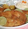 Peixe à dorê com molho tártaro  Foto: Guia da Cozinha