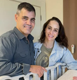 'A vontade de Deus será feita. A nós cabe lutar', diz Juliano Cazarré sobre estado de saúde da filha  Foto: Reprodução