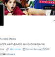 Reprodução da página da BBC no Twitter  Foto: Reprodução/Twitter / BBC News Brasil