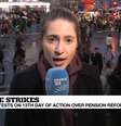 A mídia mundial acompanha a atitude política dos franceses enquanto os brasileiros se omitem em relação aos rumos do País  Foto: Reprodução/TV