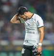 Giuliano jogador do Corinthians lamenta chance perdida durante partida contra o Remo no estadio Mangueirao pelo campeonato Copa do Brasil  Foto:  Fernando Torres/ Gazeta Press 