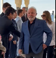 Lula desembarca em Abu Dhabi  Foto: Reprodução/Twitter