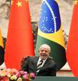 Chefe do executivo brasileiro foi trending topics no Weibo, espécie de Twitter do chineses  Foto: Pool/ Equipe pela coleção Getty Images News