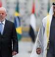 Em Abu Dhabi, Lula foi recebido pelo xeique Mohammed bin Zayed al-Nahyan  Foto: DW / Deutsche Welle